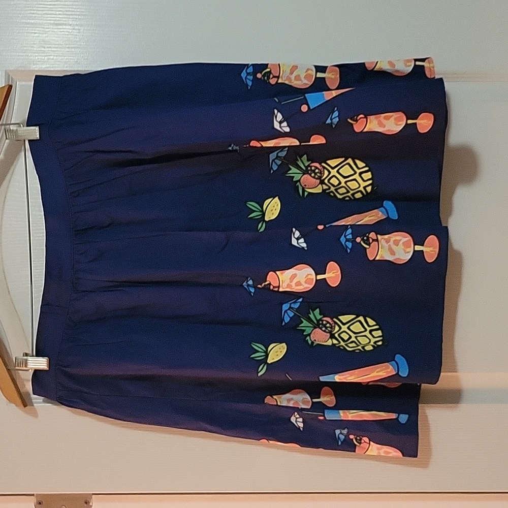 ModCloth Tiki Cocktail Skirt 1X plus size